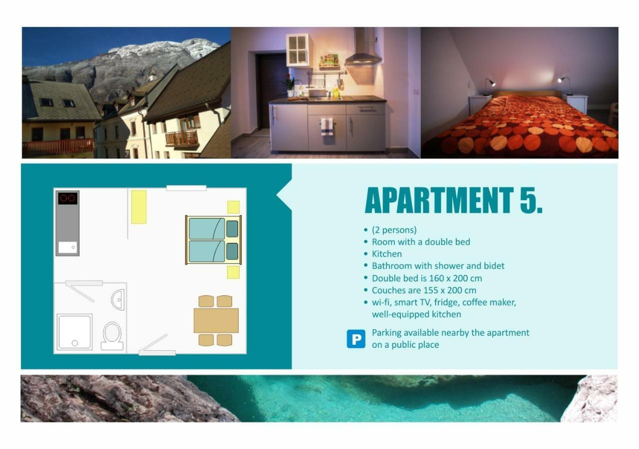 Tiptop Apartment & Outdoor Activities Bovec Exterior photo